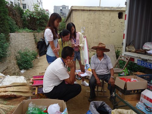 实践团成员开展调研