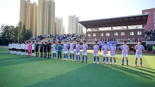 青岛职业技术学院男足对战青岛理工大学足球队